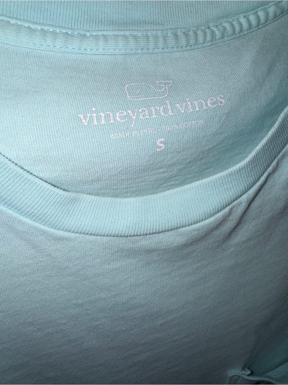 Vineyard Vines 19th Hole Graphic Tee light Blue Sz Small - Picture 5 of 5